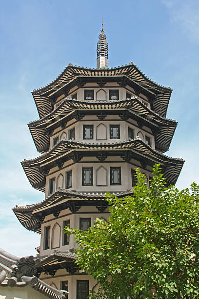 istock Chinese Temple Style Building Design 135183713
