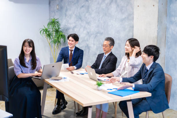 istock Businesspersons having a remote video conference 1351837567