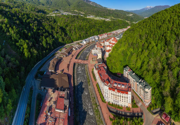 istock North Caucasus. Rosa Khutor. Aerial view. 1351837891