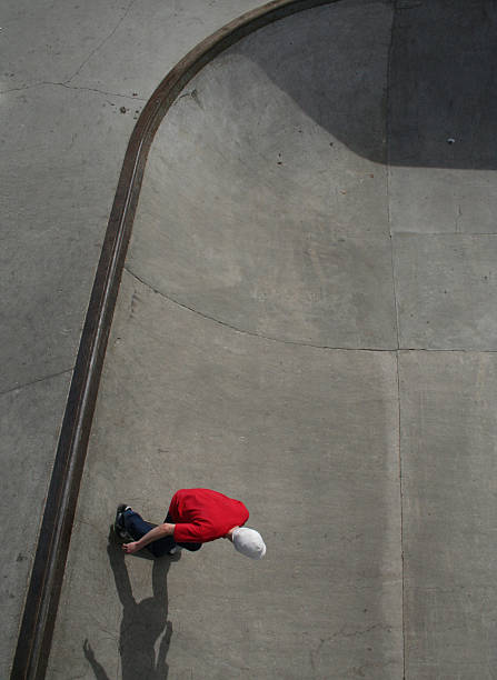 istock Skateboarder at an outdoor skate park 135183979