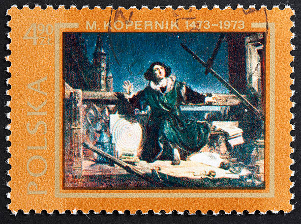 10+ Poland Nicolaus Copernicus Postage Stamp Stock Photos and