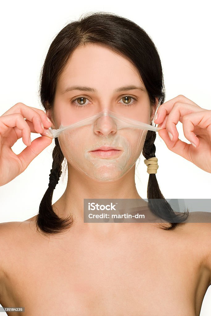 Máscara Facial - Foto de stock de Adolescente libre de derechos