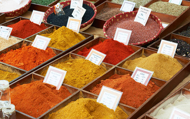 istock Random spices at Provence market 135184330