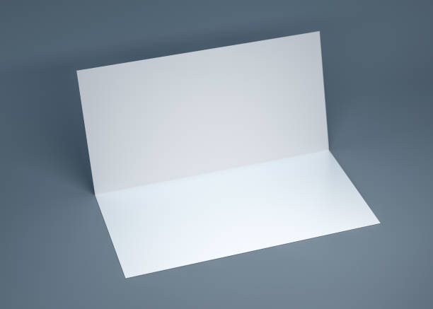 istock A layout for menu or brochures on a light blue background. 3D illustration 1351845248