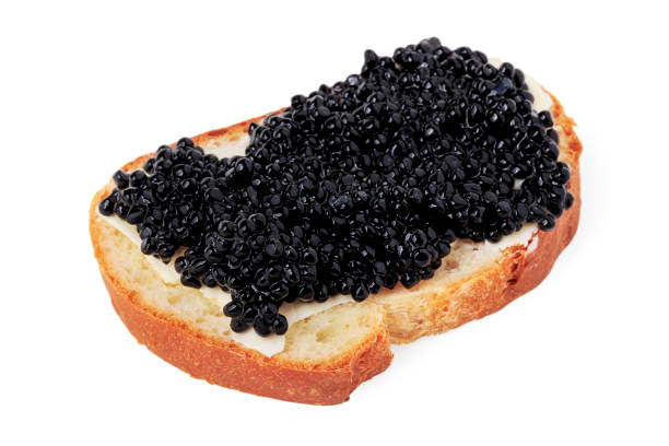 istock Sandwich with black caviar 1351850546