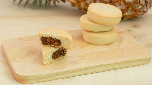 istock Traditional Chinese pineapple tarts cookies. 1351851326