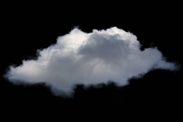 istock white fluffy clouds isolated on a black background, clipart 1351855496