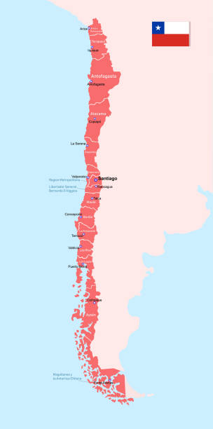 Postcode Chile 5,000+ Chile Map Stock Photos, Pictures & Royalty-Free Images - iStock