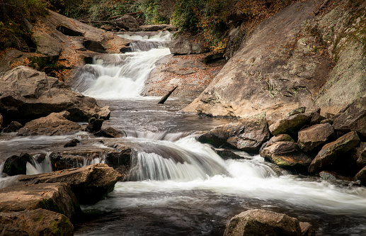 Quarry Falls on the Cullasaja River in the Nantahala National Forest