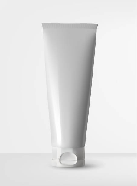 istock Plastic cosmetic tube , mockup isolated on white background.Realistic 3d.cosmetics, body cream, skin care, gel, lotion, glue, toothpaste.front view. Vector 1351874571