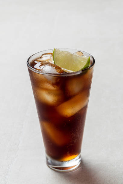 istock Alcoholic cocktail  Cuba Libre or long iced tea 1351877414