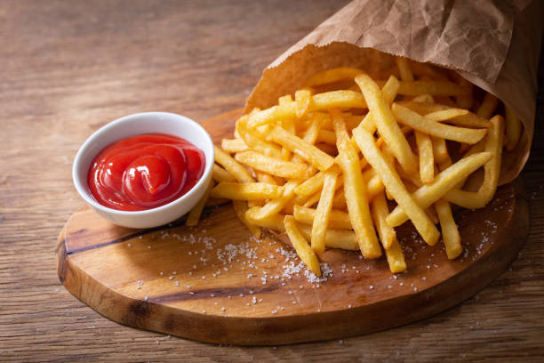 istock French fries with ketchup 1351881809