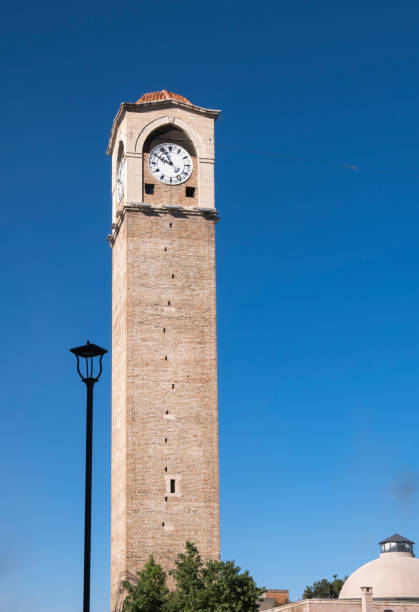istock old clock tower. buyuk saat. adana, turkey. 1351888682