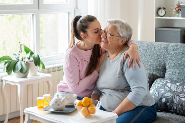 istock Grandmother and granddaughter 1351897202