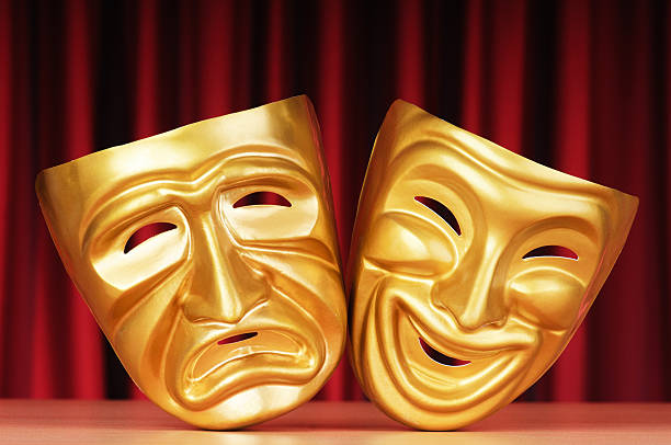 istock Masks with the theatre concept 135189832