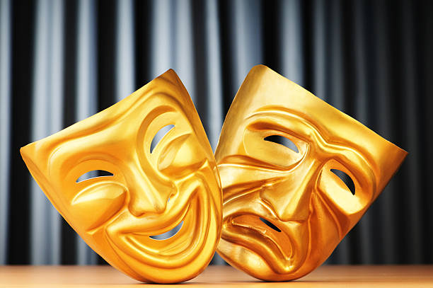 istock Masks with the theatre concept 135189889
