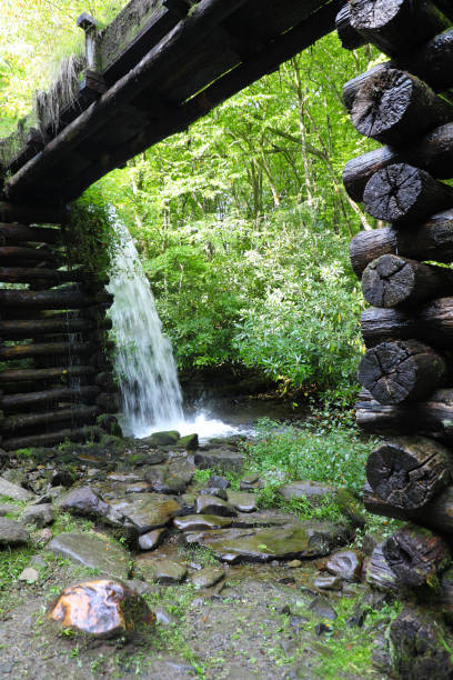 istock Spillway over Sluice Cribbing 1351899091