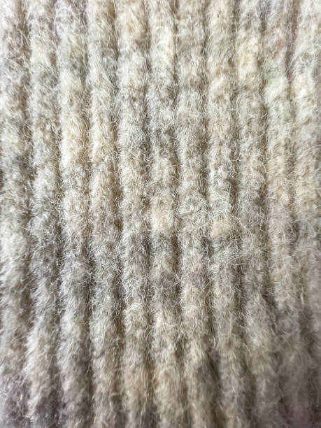 istock A bright, white fabric made of wool. 1351899259