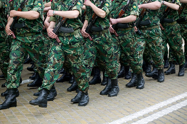 Bulgarian army stock photo