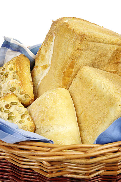 istock Various Types Of Bread In Basket 135190658