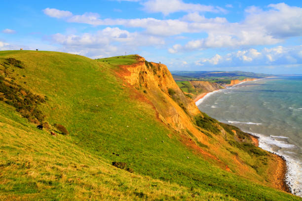 istock Dorset Jurassic Coastline to West Bay and Chesil beach 1351908251