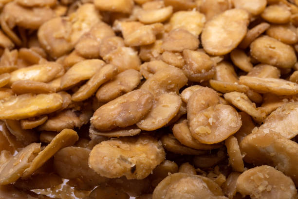 istock Roasted and salted fava beans 1351918544