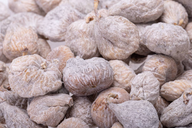 istock dried figs sprinkled with rice flour. 1351920441