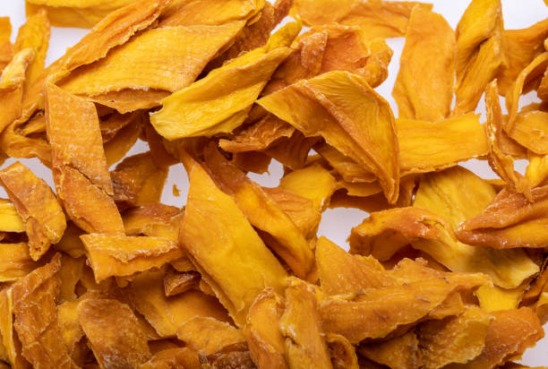 istock Pile of Dried Mango Slices 1351921479