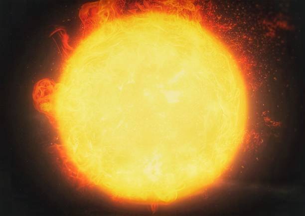 istock Illustration of the burning sun 1351925380