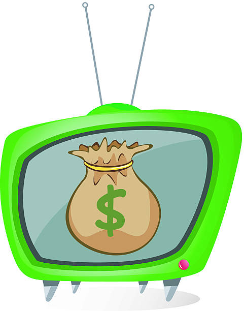 Money Maker Tv is a money maker. ganar stock illustrations