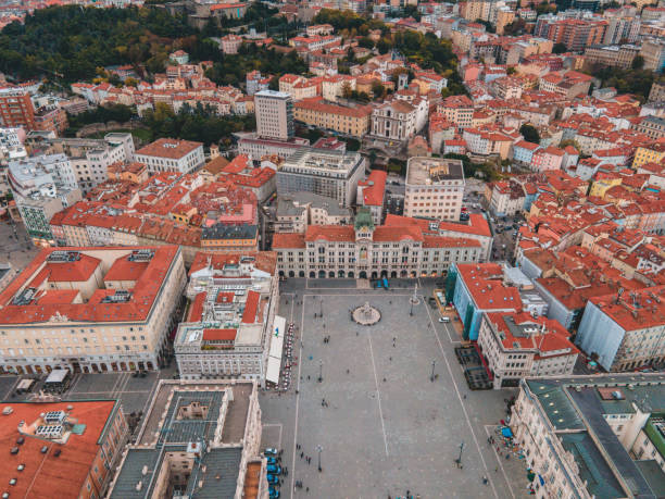 istock Aerial Photography views from around Trieste, Italy 1351953816