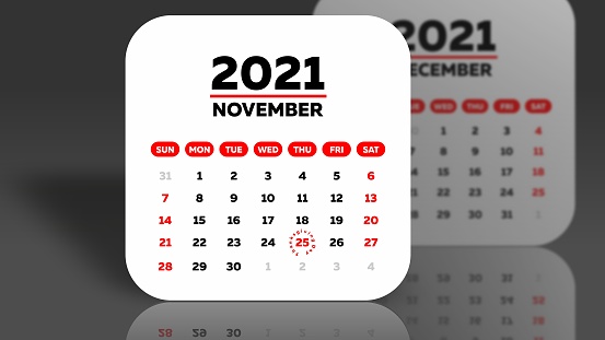 2023 September Calendar On Blue Background
