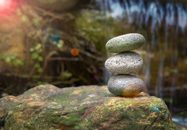 istock Stacked stones. Balance and harmony concept. 1351962895