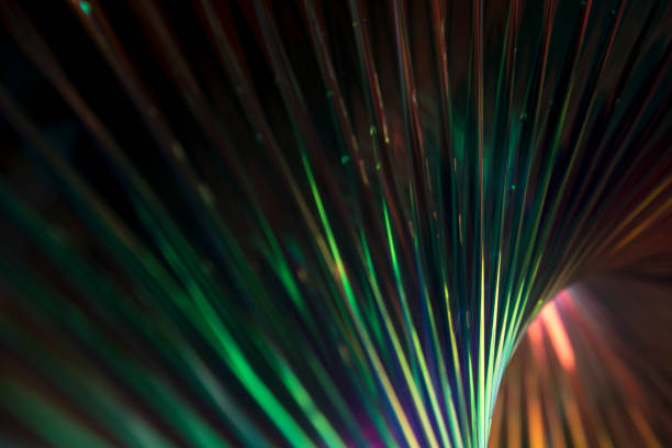 istock Abstract background with colorful laser reflections 1351964882