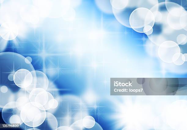 White Lights Stock Photo - Download Image Now - Abstract, Backgrounds, Blue