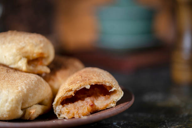 homemade wholegrain pastry, stuffed with organic apple jam