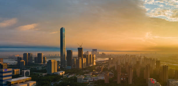 istock Suzhou SIP Sunset Aerial Photo 1351981983