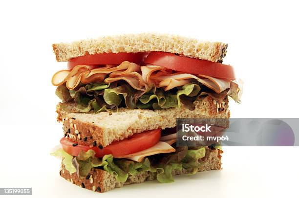 Photo libre de droit de Sandwich À La Dinde banque d'images et plus d'images libres de droit de Sandwich - Sandwich, Aliment, Dinde - Viande blanche