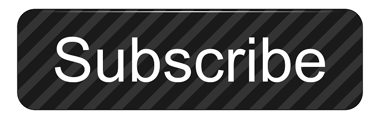 subscribe button black on white background – illustration