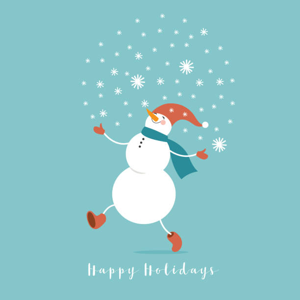 Christmas card vector art illustration