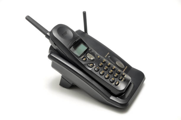 istock Cordless telephone or portable telephone white background 1352003911