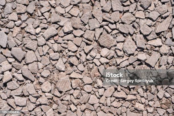 Fragments Of Broken Slate Texture Closeup Stock Photo - Download Image Now - Schist, Abstract, At The Edge Of