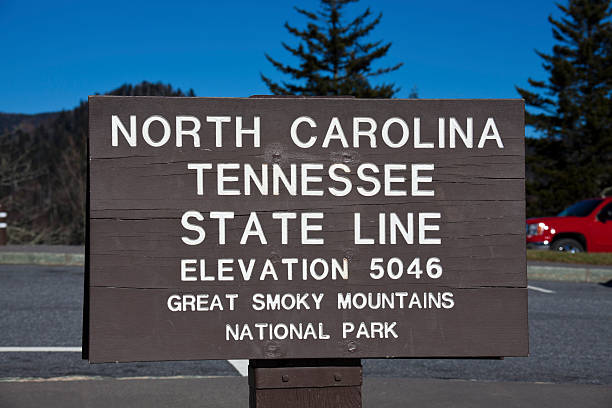 istock Tennessee - North Carolina state line 135200899