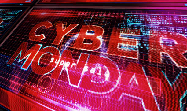 istock Cyber Monday trolling and broadcast on screen 3d illustration 1352009641