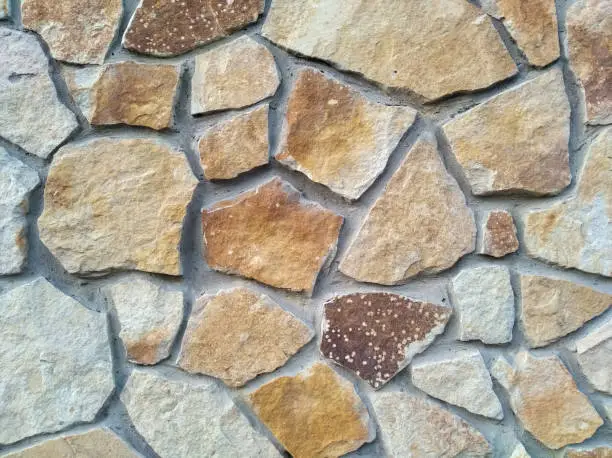 Limestone brick wall decoration background