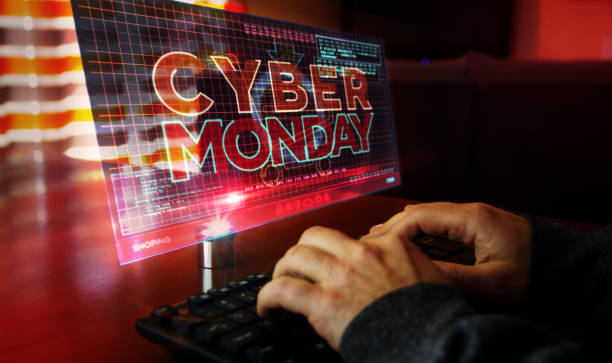 istock Cyber Monday trolling and broadcast on screen 3d illustration 1352010410