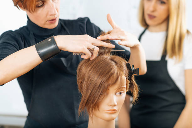 istock Haircutting Class - Practice Lessons For Hairdressers 1352019331