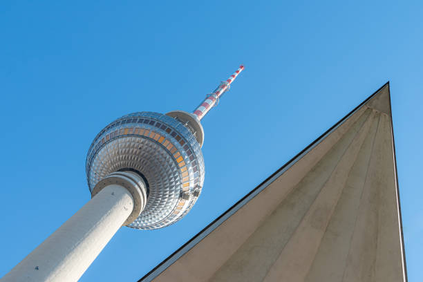 istock Low Angle View Of Communications Tower Against Sky 1352027041
