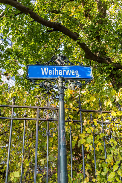 istock Vintage Street Sign in Basel 1352041802