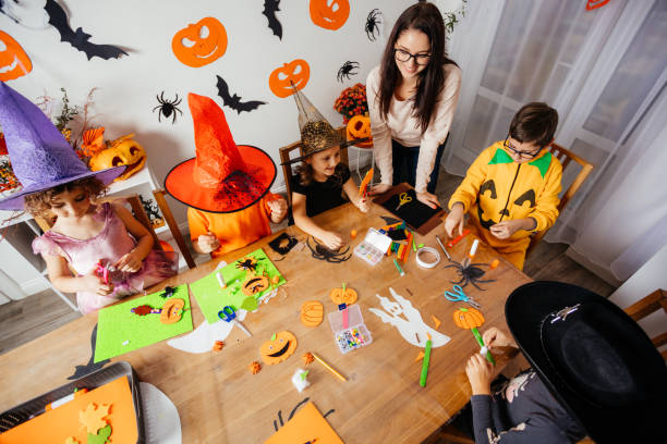 istock High Angle View Of People On Table 1352045651